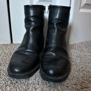 Women's Black Leather Boots